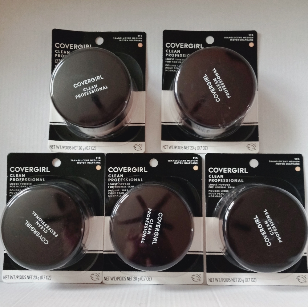 NWT Covergirl Translucent Medium Loose Powder *bundle of 5*